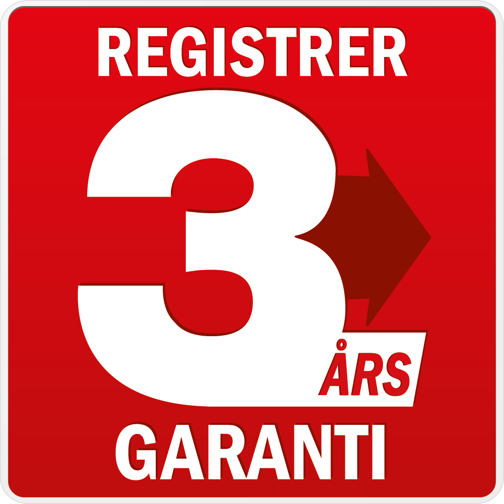 3 års garanti